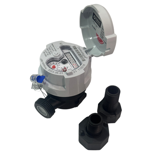 Medidor De Velocidad Transmisión Magnetica De 1/2" R200 Cuerpo Plástico